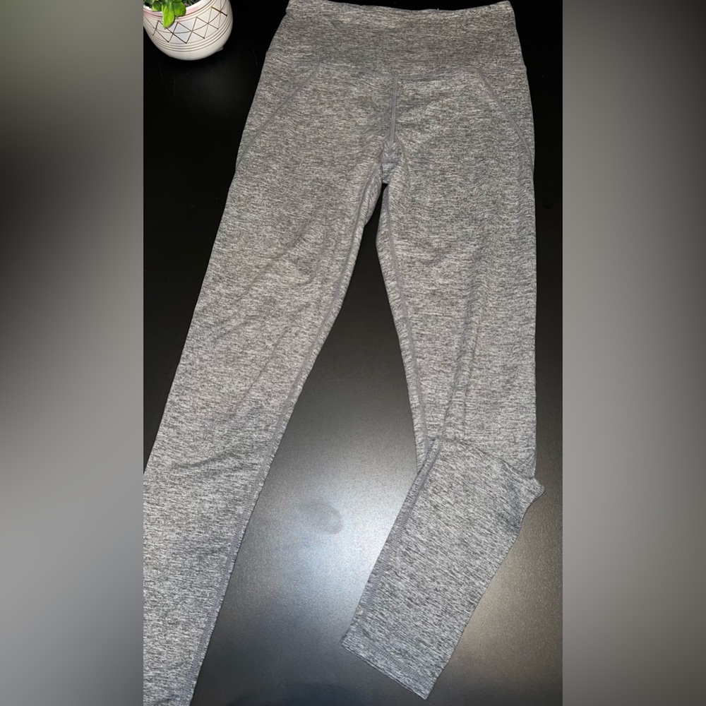 Pure Navy heather Gray Legging Size Small EUC